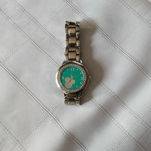 NWOT Disney Turquoise and Silver Watch